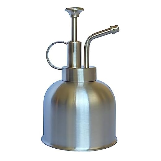 Lianshi Pflanzennebel Sprühflasche Edelstahl Pflanzensprüher, Kleine Gießkanne Pflanzensprühflasche Moderne Gartenwerkzeuge für Zimmer-Topfpflanzen Bewässerung und Sprühen