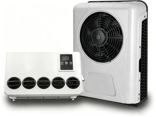 Aetherion 12 V DC Split- Klimaanlage, 10000 BTU LKW- Klimaanlage, geräuscharmes Wohnmobil- Parken für Sattelwagen, große Rig- Schwellen, Pickups und Reisewohnwagen