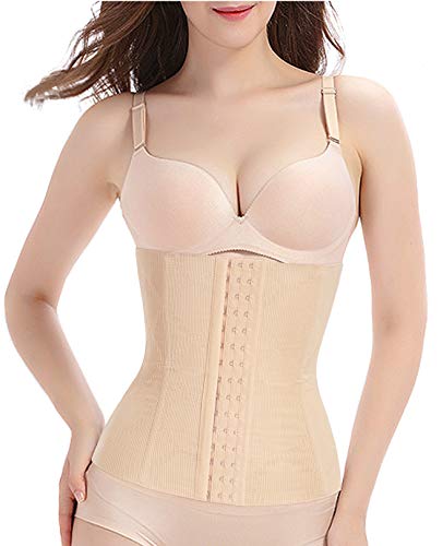 Nebility Maternity Belly Band Postpartum Recovery Belt Waist Trainer Abdominal Wrap C-section Postnatal Girdle (L, Beige)