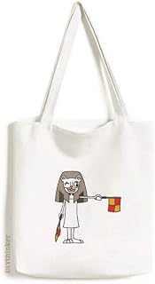 Handball árbitro indica bandeira desenho mamãe bolsa sacola de compras bolsa casual bolsa de mão