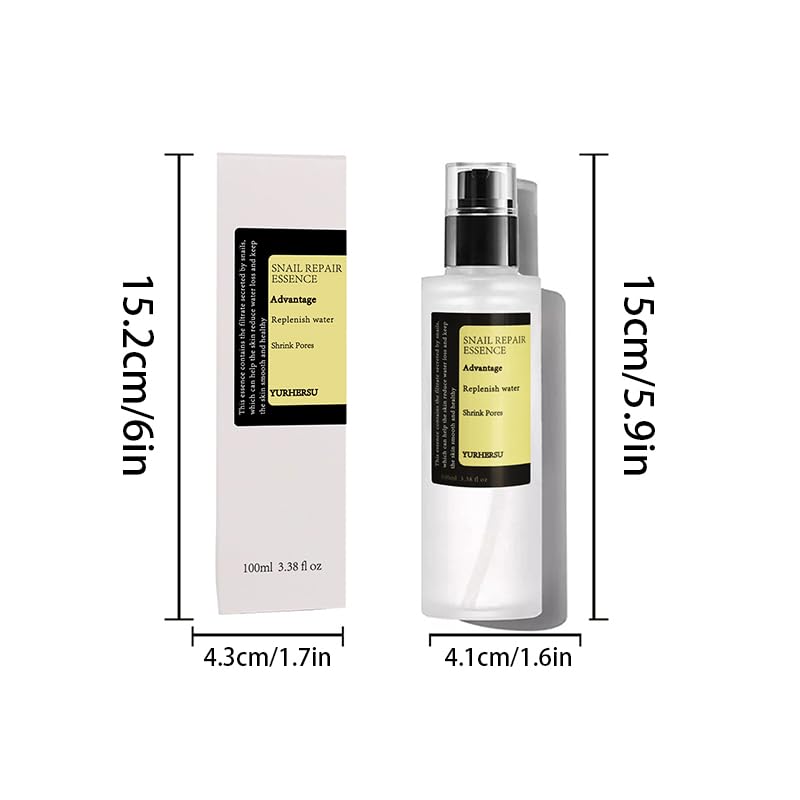 Miniatura 7 de Esencia de reparación de caracol, Advantage Reponer agua, reducir los poros, suero hidratante 3.4 fl oz3.38fl oz