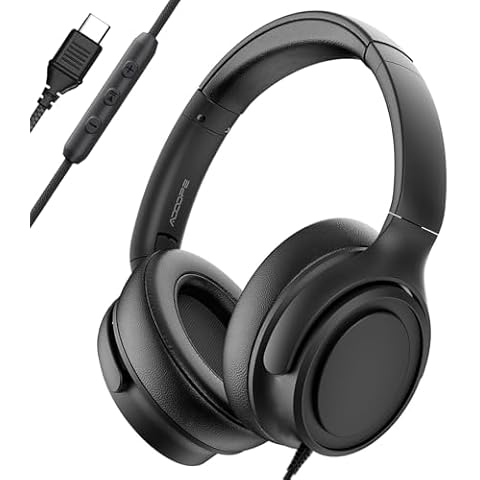 ADOOPE USB-C Wired Over-Ear Headphones Cover
