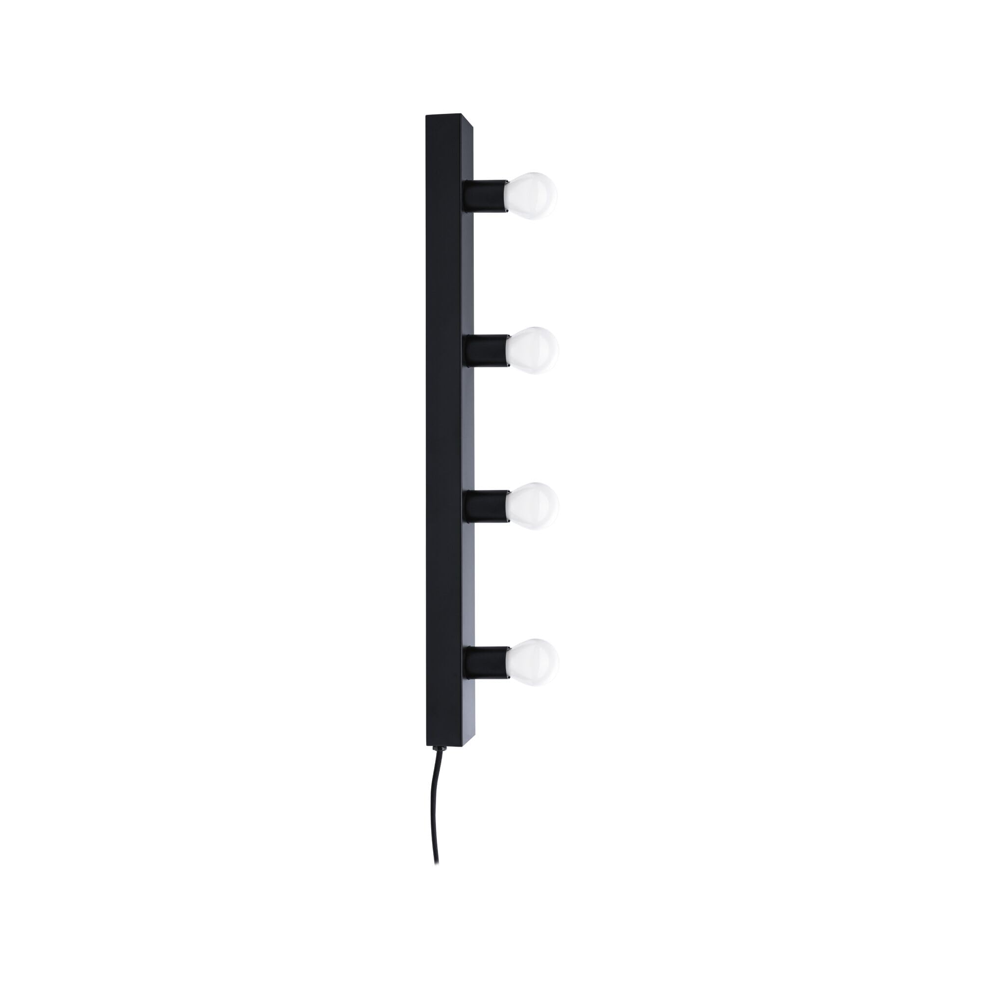 Paulmann 80101 Spiegelleuchte E14 230V max. 4x40W dimmbar Schwarz