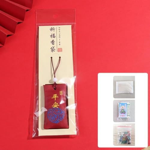 Bolsa de Sal Espiritual TOPINCN con Collar Feng Shui miniatura 2