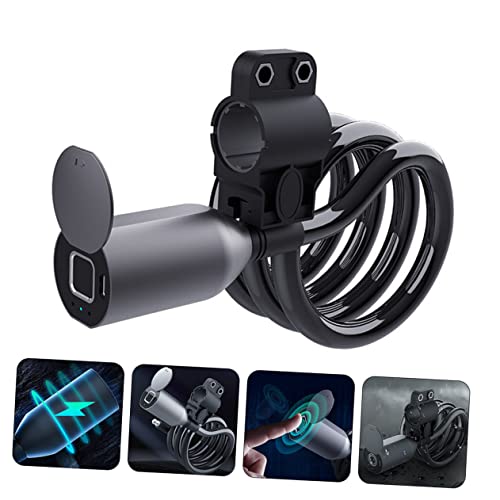 Antivol à empreinte digitale étanche et câble robuste pour sécuriser scooter et vélo