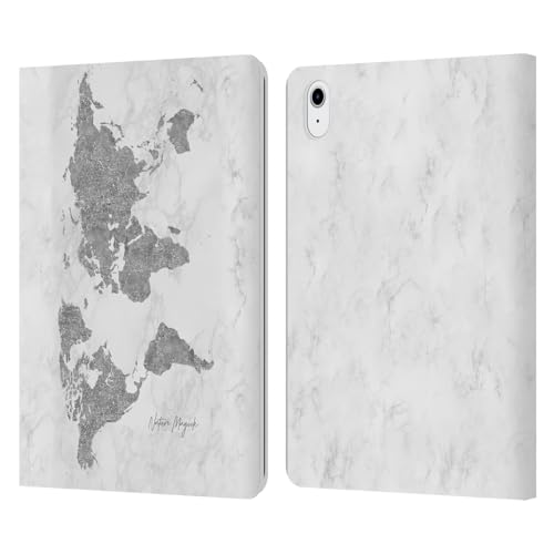 Coque en cuir Apple iPad Air 2022 étui luxe motif marbre or rose
