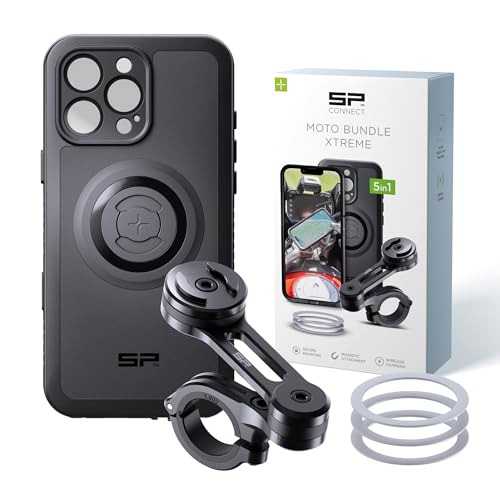 Support compatible avec iPhone 16 Pro Max SP CONNECT Moto Bundle anti vibration guidon