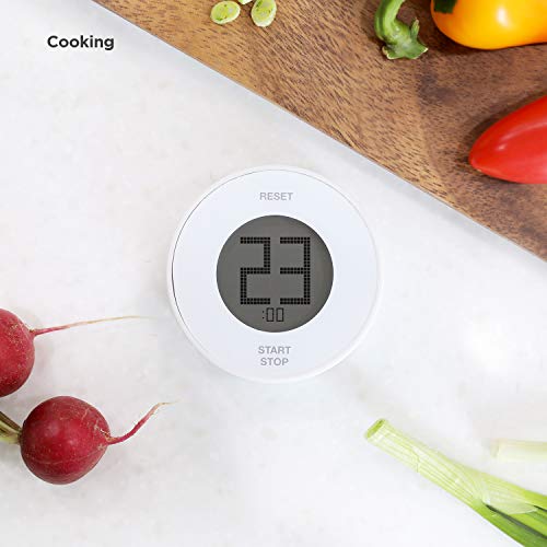 Mooas Dial Cooking Timer, Count Up/Countdown Digital Timer, Kitchen Timer, Loud Alarm, Big Digits, Magnetic Timer, Ideal For Cooking, Studying, Exercising, Working #TOP3