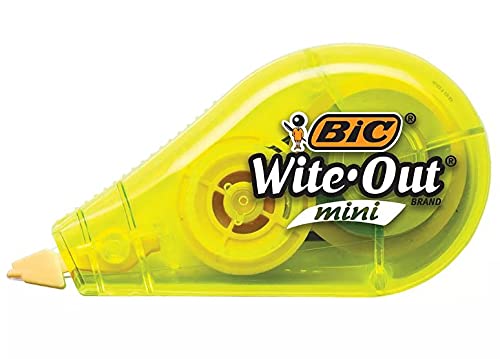 BIC Wite-Out EZ Correct Correction Tape, 7 ct. + 1 Bonus BIC Wite-Out Mini Correction Tape