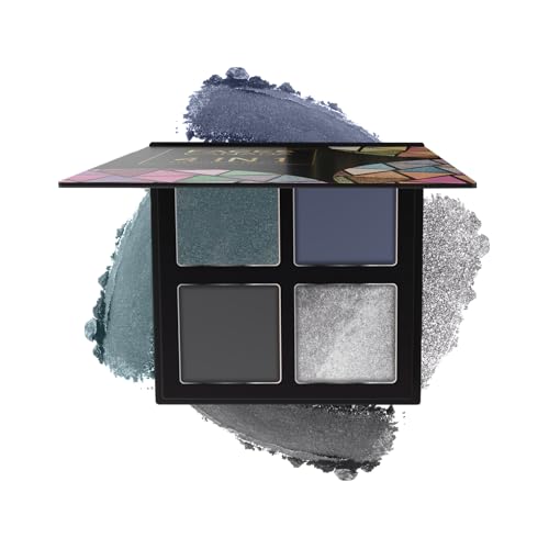 Image of FACESCANADA 4 In 1 Quad Eyeshadow Palette Powder- Moody Moon 06, 4.8G|Satin,Shimmery & Matte Shades|Eye Shadow Quartet|Intense Pigment|Long Lasting|Vitamin E Enriched|Vegan, Multicolor