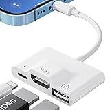 Light-ning HDMI Adapter,iPhone USB Kamera Adapter, iPhone USB HDMI Adapter,Light-ning Digital AV Adapter, Light-ning USB HDMI Adapter für iPhone i-Pad