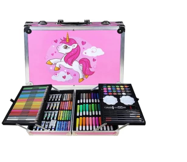 145 pcs Artist Colour Set -Multiple Kit, Professional Drawing Color Pencils, Oil Pastel, Sketches, Water Colors and Acrylict Craft (Pink) (B0DD3X3BKY) Amazon Price History, Amazon Price Tracker