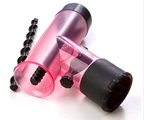 Portable Hair Dryer Diffuser Magic Wind Spin Detachable Curl Hair Diffusers Roller Curler Styler Pro Salon Hairstyling Tool Pink