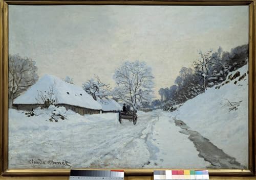 Peinture murale Monet Honfleur 60x90 en impression sur toile premium pour interieur