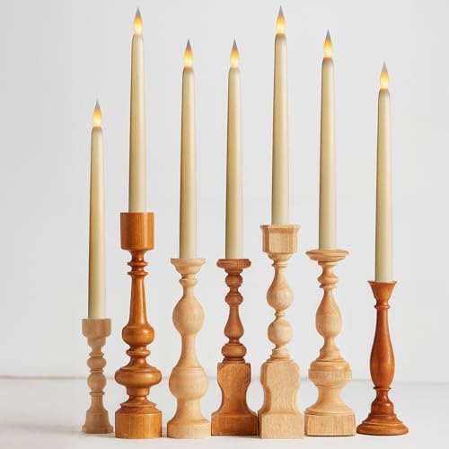 Bougies à DEL à piles pour remplacer les vrais flambeaux dangereux sur la table - 7