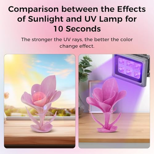 Image of Sovol 3D Printer Photosensitive Filament Single Color Light Change PLA 1kg (2.2 lbs) Spool 3D Printing Materials, Dimensional Accuracy + /- 0.03 mm, 1.75 mm, Light Change Purple