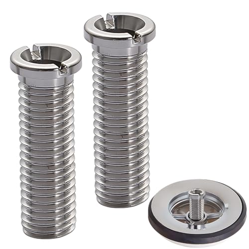 CPJJ 2 Pcs 30mm Kitchen Sink Strainer Screw, Sink Bolt Screw, for Kitchen Sink Strainer Plug, Sink Plug Strainer, for Wash Basin Strainer Plug