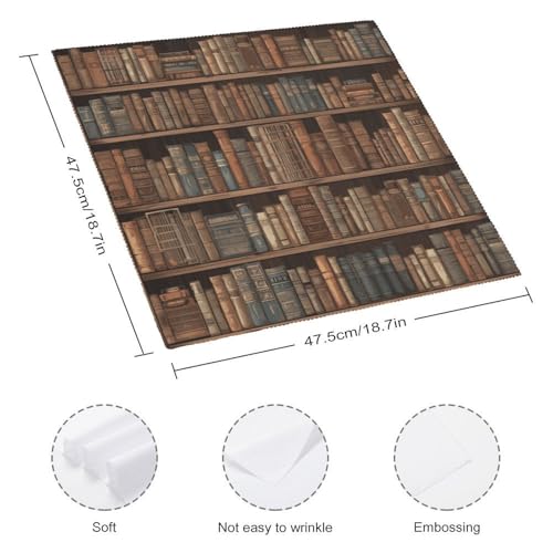 Servilletas de Tela Cuadradas 18.7" x 18.7" Pack de 4 miniatura 2