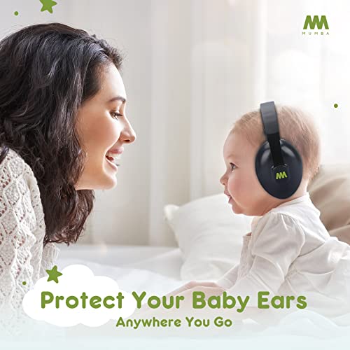 Image of mumba Baby Ear Protection Noise Cancelling Headphones for Babies and Toddlers Baby Earmuffs - Ages 3-24+ Months