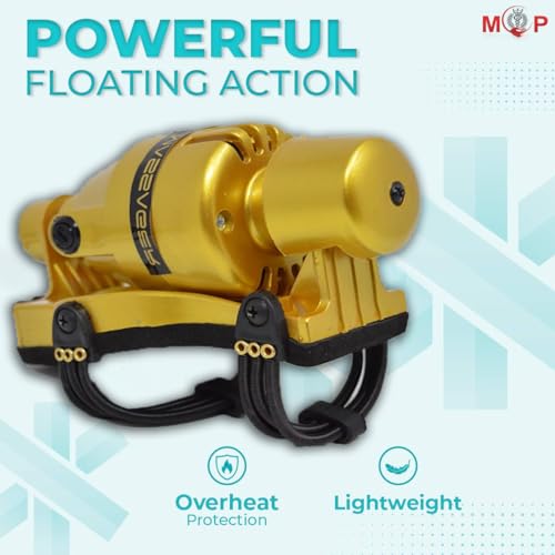 Image of MCP Powerful Electric Handheld Double Speed Floating Action Massager for head & body pain relief, head massage (Golden)
