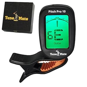 Tune Mate Ukulele & Guitar Tuner Clip On also with Modes for Bass, Violin, Banjo, Chromatic & Wind Instruments. UK…