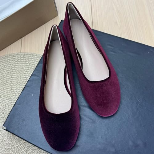 Image of SAILING LU Casual Shoes for Women Dressy Ballet Flats | Comfort Fit, Work Shoes,Casual for Women, Slip-Ons Loafers