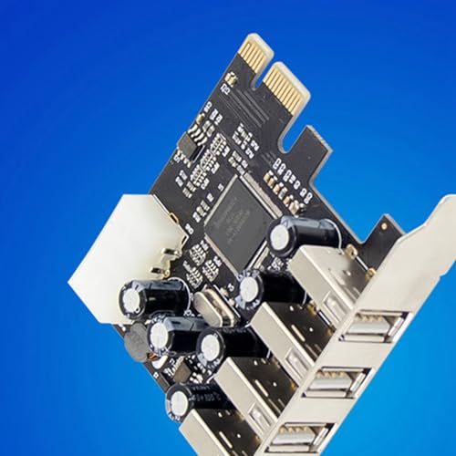 Carte de conversion PCI-E vers 4 ports USB 2.0 contre le manque de ports PC