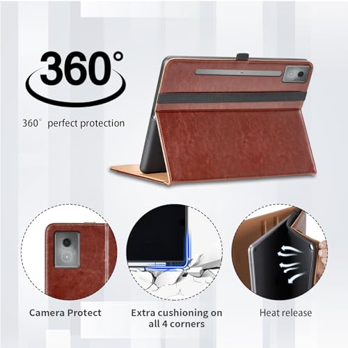 Coque Lenovo Idea Tab Pro 12.7 étui multi-angle avec poche de rangement - 3