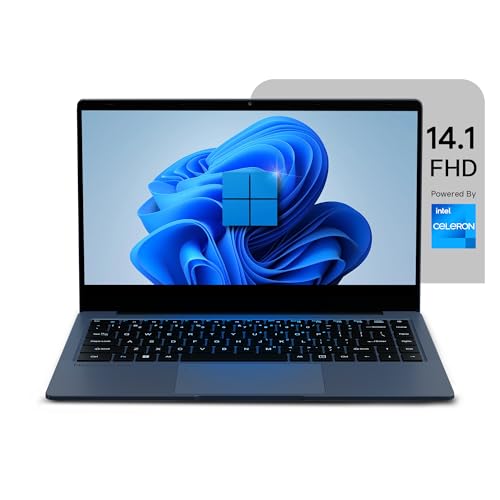 Neopticon BrowseBook 14.1' FHD IPS Laptop | Best Student & Office Work Laptop | Celeron N4020 | 8GB RAM | 256GB SSD | Windows 11 | 38Wh | 1.3kg | Grey