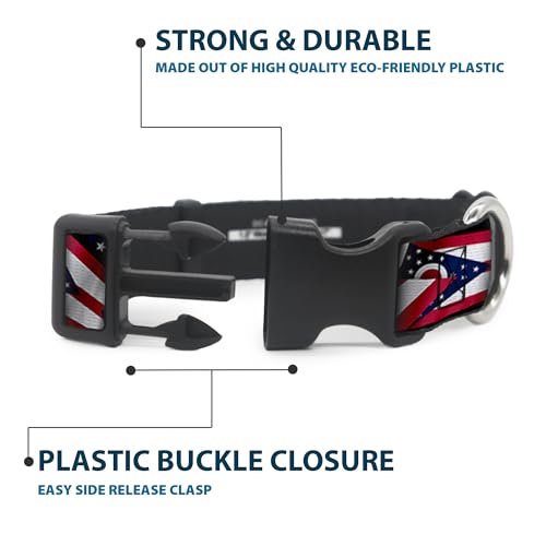 Collar Buckle Down ajustable de 6 a 9 pulgadas con broche de plastico 5