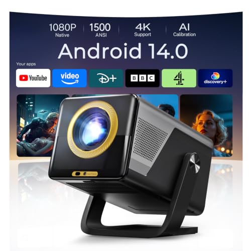 Image of X7 Smart Projector 4K Support Native 1080P AI Voice & App Control 1500 ANSI
