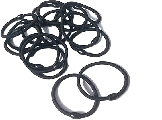 ROCK WORLD Black Hair Rubber band for Women and Girls 12 pcs (moti Rubber Bands) (B07W3FW8B9) Amazon Price History, Amazon Price Tracker
