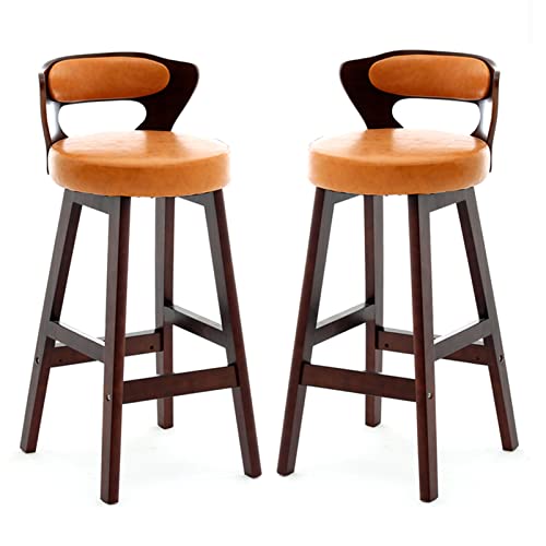 Taburetes Altos de Cocina Blanco Madera Marca HYUFEIAO