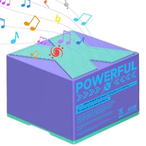 Mit Aufladung | Tragbare Stereoanlage für Zuhause und Außenbereich, klarer und kraftvoller Klang, kompatibel mit Handys und Geräten