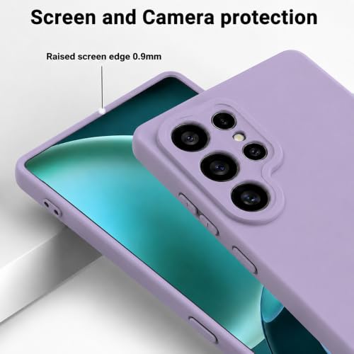 Image of Back Cover Compatible with Samsung Galaxy S26 Ultra 5G | Full Camera Protection | Premium Liquid Silicon Case | Flexible Bumper Case for Samsung Galaxy S26 Ultra 5G (Purple)