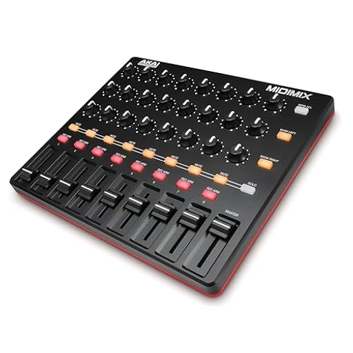 Akai Professional MIDIMIX - Mezclador de Audio, Controlador de DAW MIDI USB, Mesa de Mezclas con 8 Faders, 1 Master Fader, 24 Knobs Asignables y Mapeo con Ableton Live | Ya disponible en tu tienda friki favorita! En mundofriki.es!