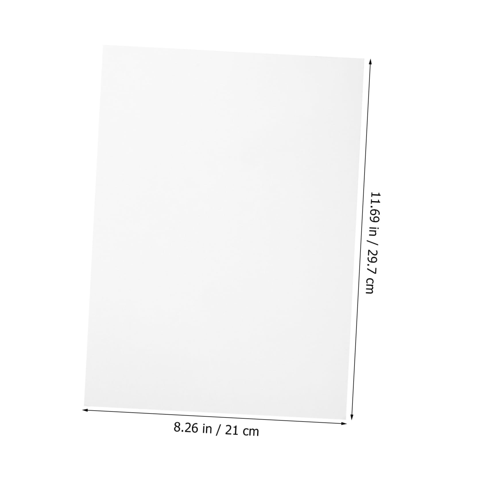 A4 Druckerpapier Weiß 100 Blatt, Dickes Papier für Kopien | Glatte Oberfläche, Mehrzweck für Zeichnungen, Unbedruckt für Laserdrucker