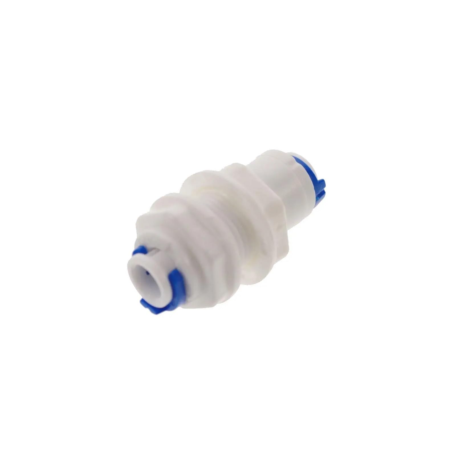 Tubo de 1/4" diámetro Exterior, Conector rápido mamparo Central, conexión Macho BSP 3/8" for Filtro Agua ósmosis inversa Acuario