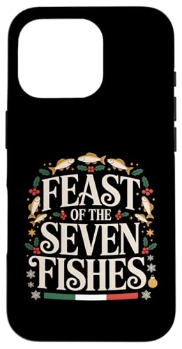 Feast of The Seven Fishes Italy La Vigilia �N���X�}�X�C�u ���O �X�}�z�P�[�X iPhone 16 Pro �p