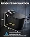 WinZo Smart Toilet,Modern Smart Toilet with Bidet Built In with Foot Sensor,Tankless Toilets Auto Open/Close Lid with Dryer,ADA Comfort Height Heat Seat,Instant Warm Water,Power Outage and Flush Black