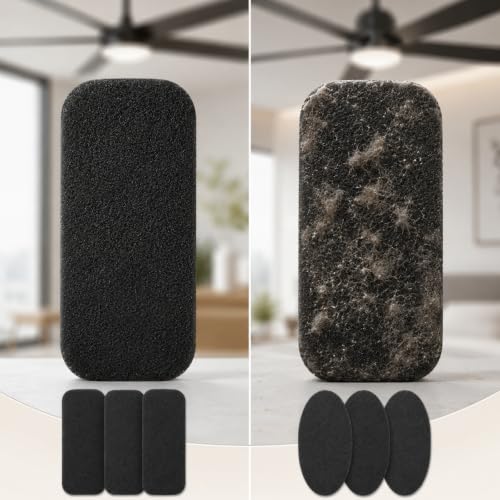 Image of 6Pcs Fan Filter Dust Guard, Fan Filter Pad, Dust Collector Mat for Household Ceiling Fan Blades