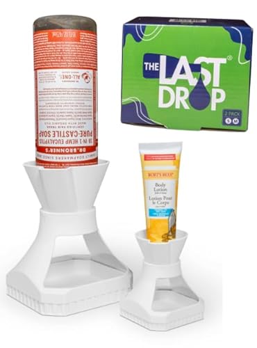 The Last Drop® an Upside Down Universal 3-Piece Inverted Bottle