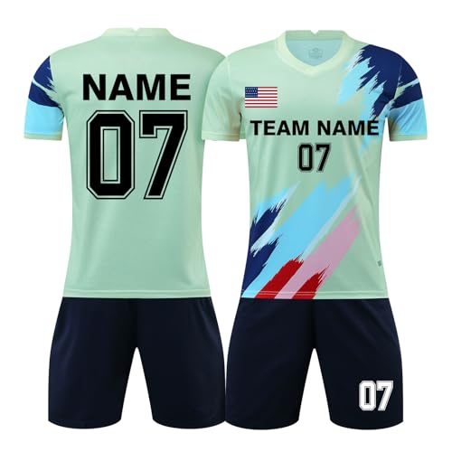 LAIFU Custom Soccer Uniforms Kids Youth Personalized Soccer Jerseys for Men Women Soccer Shirts Shorts Boys Girls Toddler