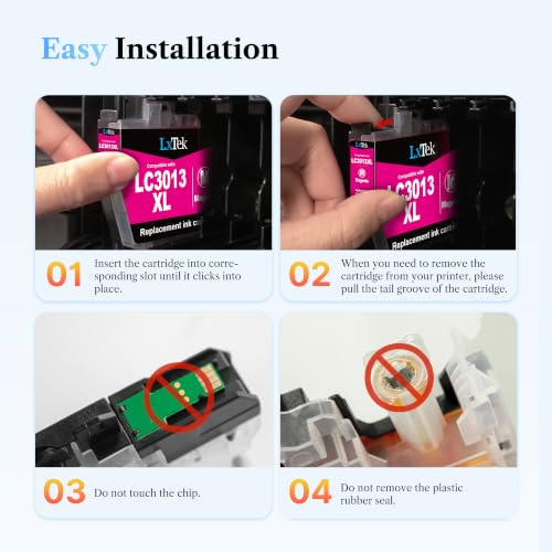 Image of LC3013 Ink Cartridges BK /C /M /Y Compatible for Brother LC3013 High Yield