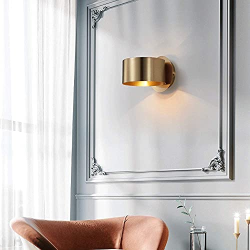 Aplique de pared interior con focos geométricos y luz bidireccional para decoración 3