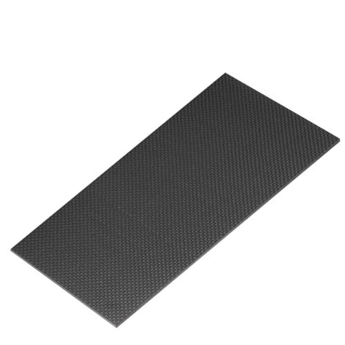 QUARKZMAN 3K Kohlefaserplatte Panel Blätter 100 x 250 x 3.5mm Kohlefaserplatte Glänzend Laminat Plain Weave Panel Blätter Flexibel Für RC Flugzeug Modellauto Autoteile