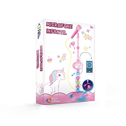 Pais & Filhos Microfone Infantil, Rosa
