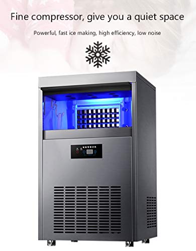 WHJ-Ice maker Freistehende Gewerbliche Eismaschinewohnungen Und BüRos , 80kg Gewerbliche Eismaschine Teestube GroßE Und… – Bild 3