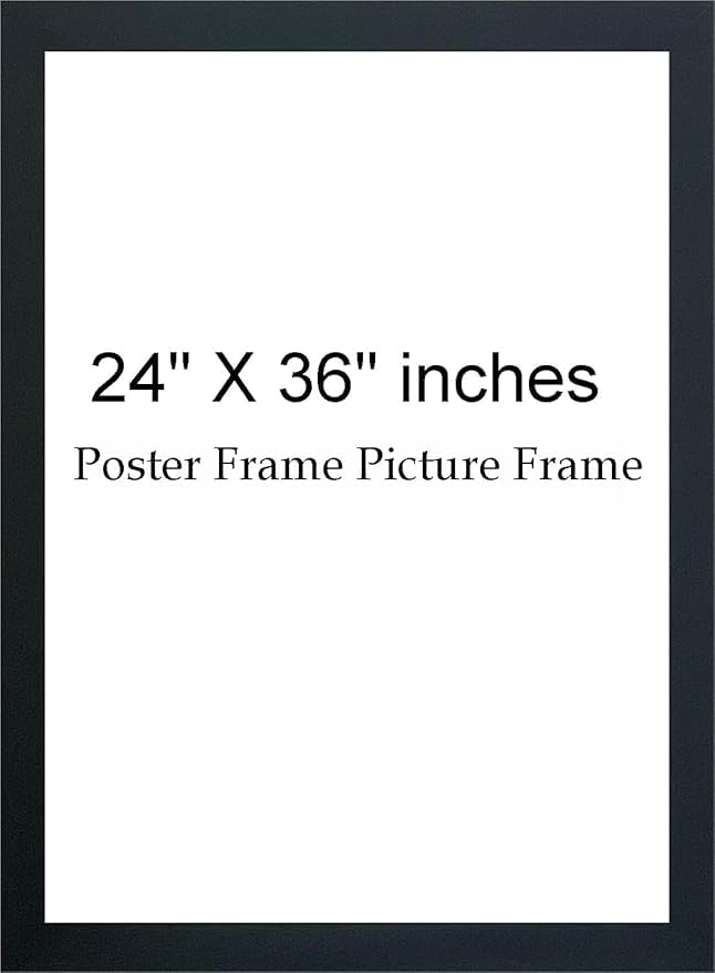 BLACK 36inch X 24inch Poster Frame Picture Frame