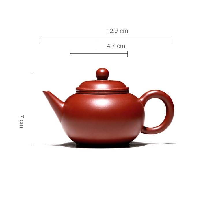 Czajnik Zisha, ręcznie robiony zestaw do herbaty, chiński antyczny zestaw do herbaty, wielofunkcyjny mały zestaw do herbaty w stylu retro, 200 ml czajniczki do herbaty